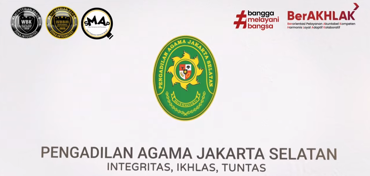 Video Profil Pengadilan Agama Jakarta Selatan